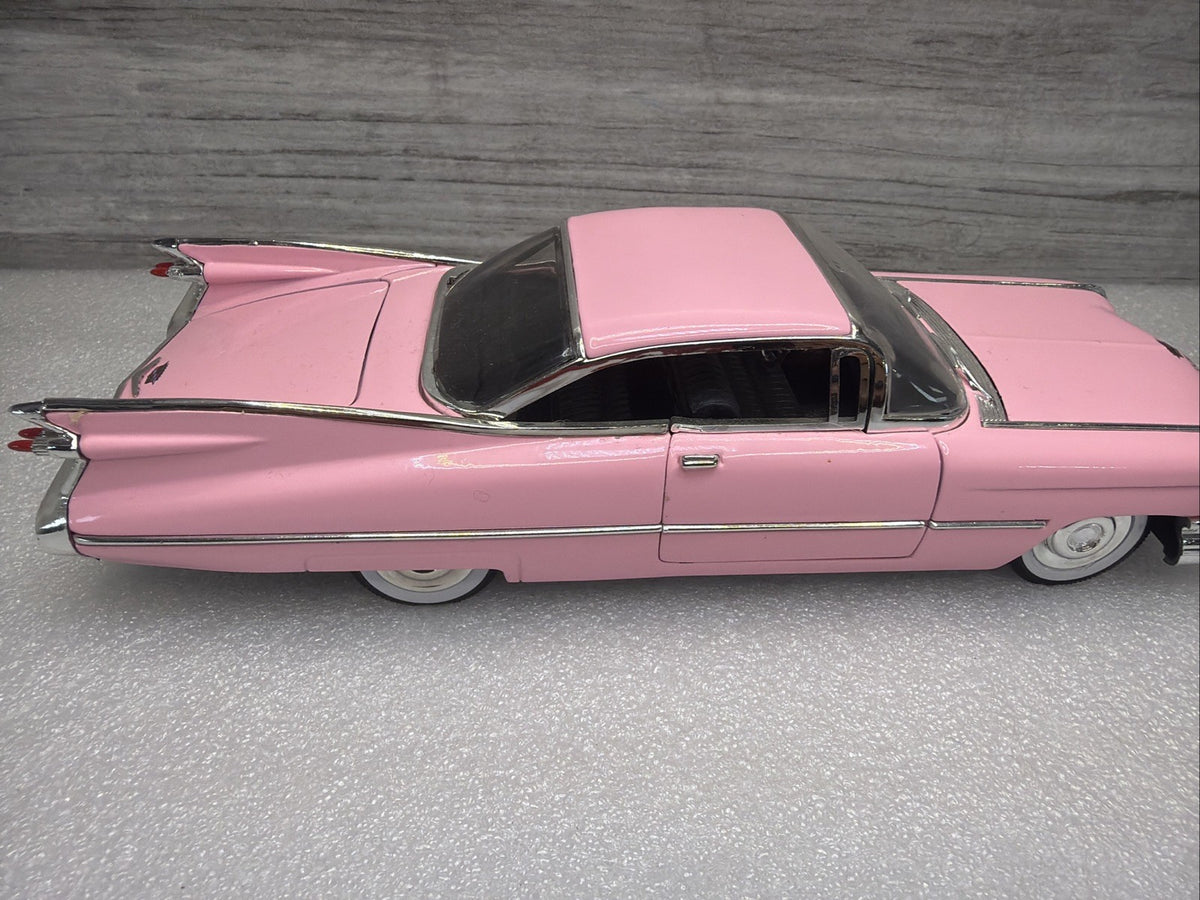 Jada, 1959 Cadillac Deville, Pink, 1:24 Diecast Car W Opening Doors Nice No Box1