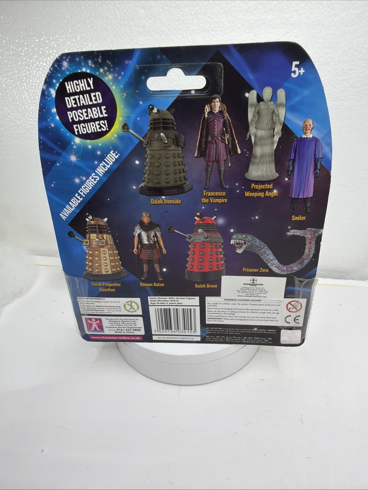 Doctor Who Roman Auton Action Figure SUPER RARE New Sealed MINT7