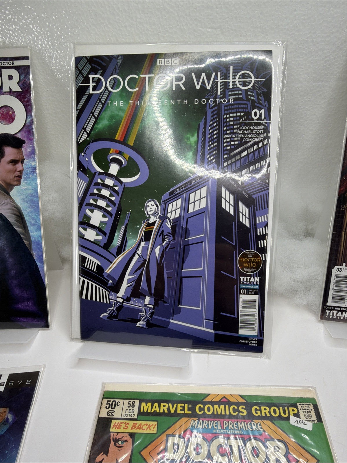 Huge Titan/ IDW Comics Doctor Who 6 Comic Books Sealed On Cards  Mint3