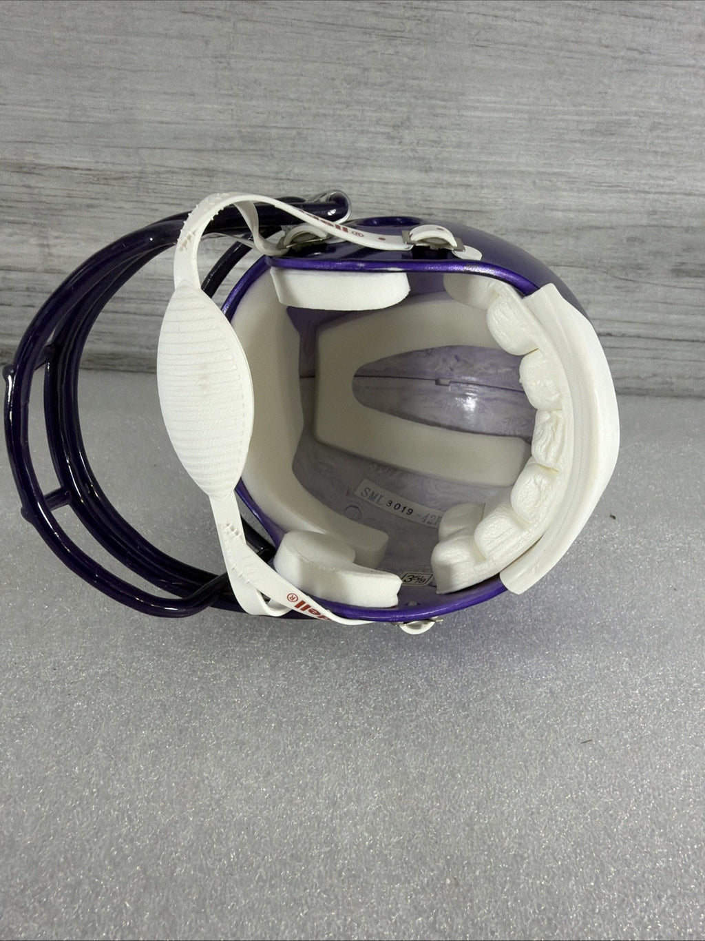 SIGNED MINNESOTA VIKINGS MINI HELMET- NO IDEA WHO-READ, DESCRIPTION!! AUTHENTIC9