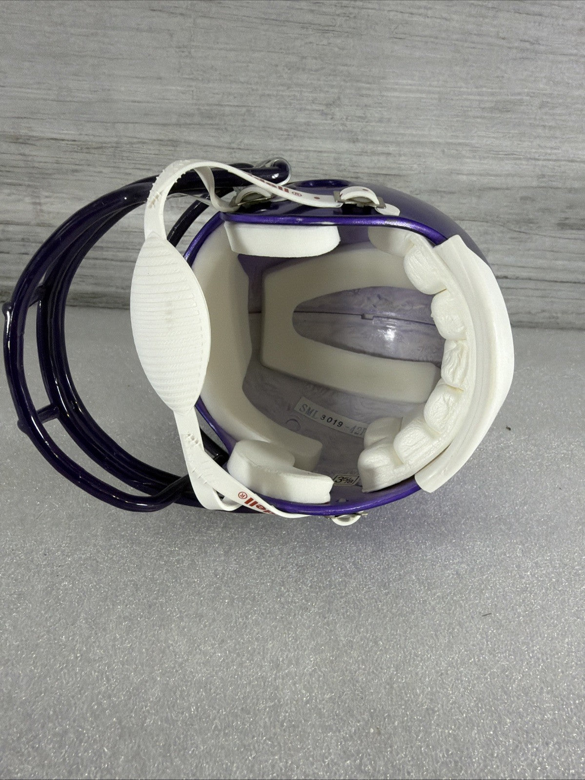 SIGNED MINNESOTA VIKINGS MINI HELMET- NO IDEA WHO-READ, DESCRIPTION!! AUTHENTIC9