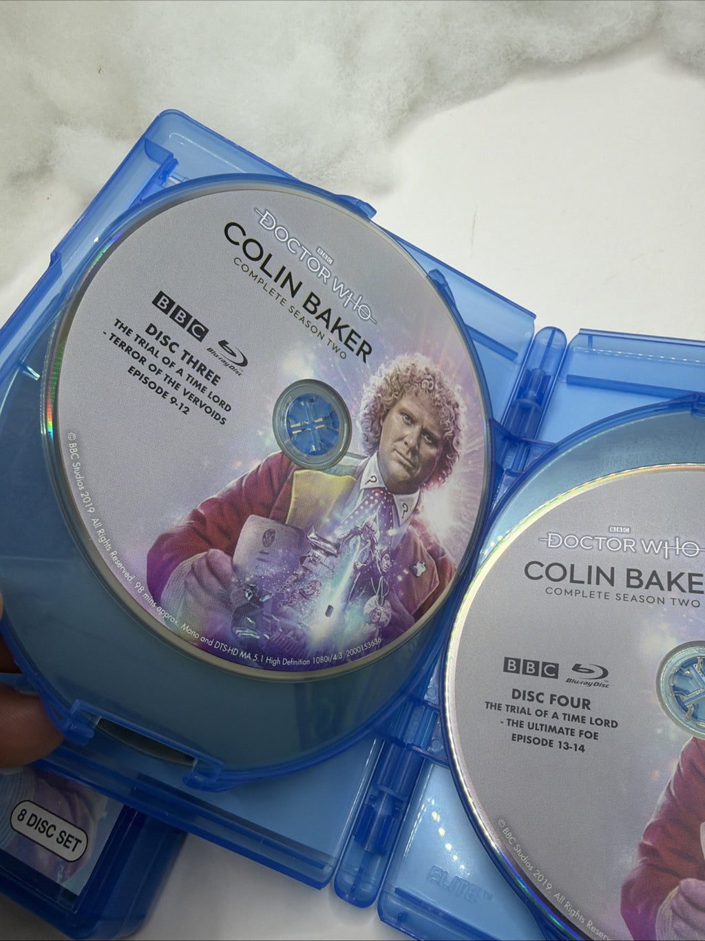 DOCTOR WHO COLIN BAKER COMPLETE SEASON ONE & TWO BLU RAY LOT SERIES SIXTH DR17