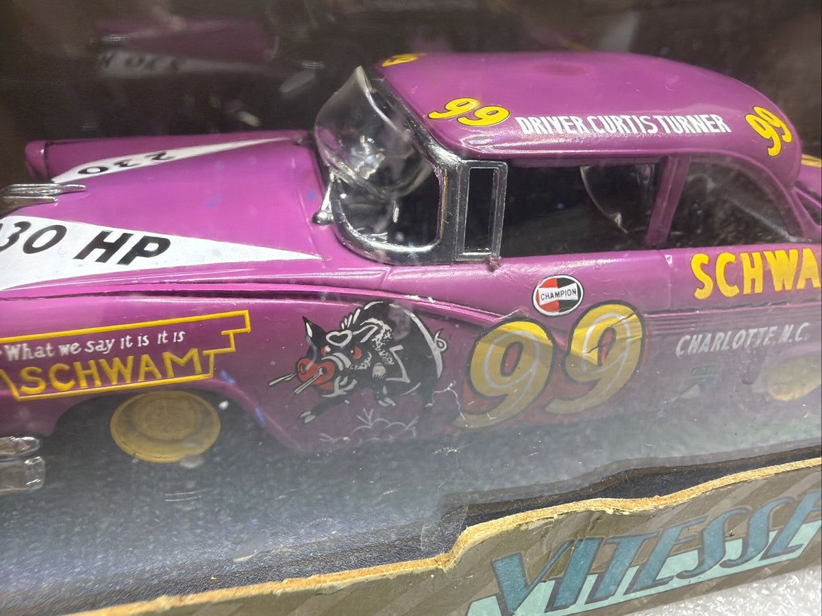 VITESSE ☆FORD FAIRLANE  Schwam 99 Super Rare  1/43 Curtis Turner Signed10