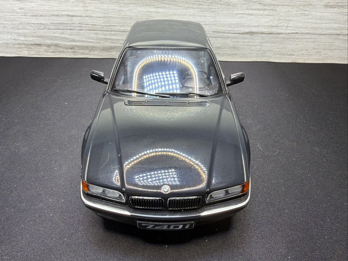RARE 1:18 KK SCALE 1994 BMW 740i E38 7-series Black  Metallic Diecast  NO BOX4