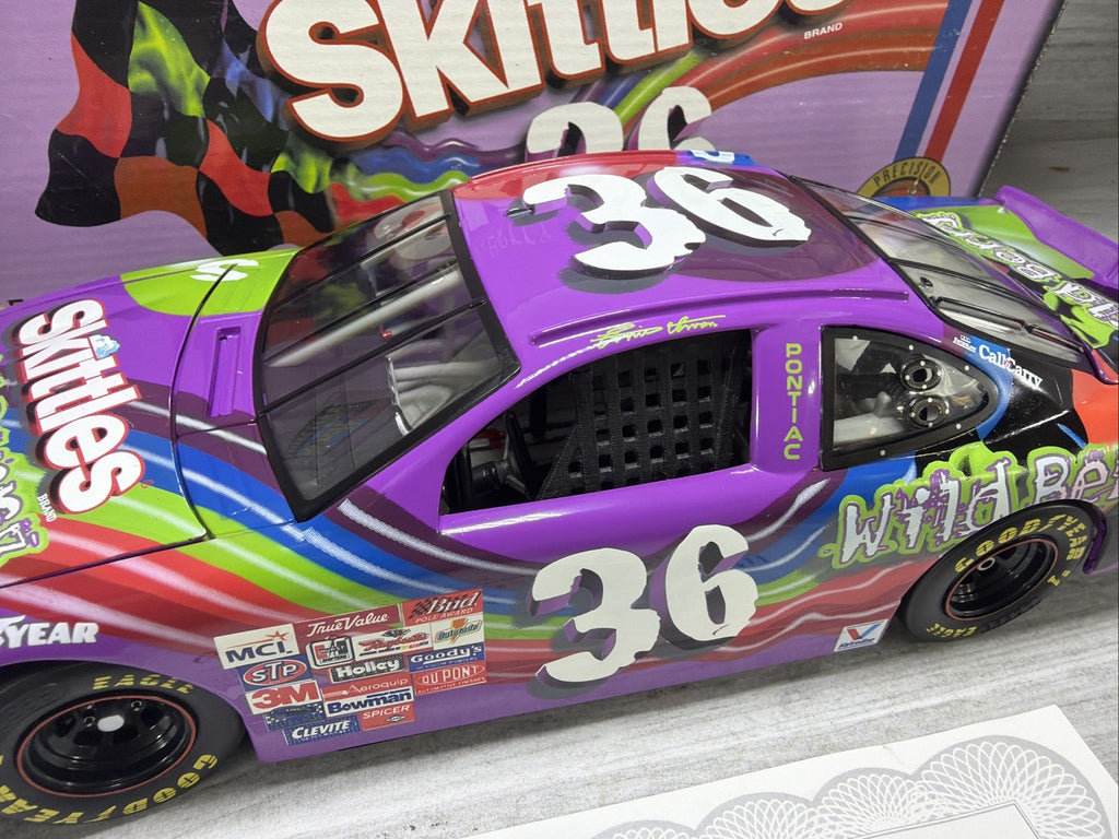 REVELL Ernie Irvan 1998 Wild Berry Skittles Pontiac 1/18 Scale 1 of 3120 New4