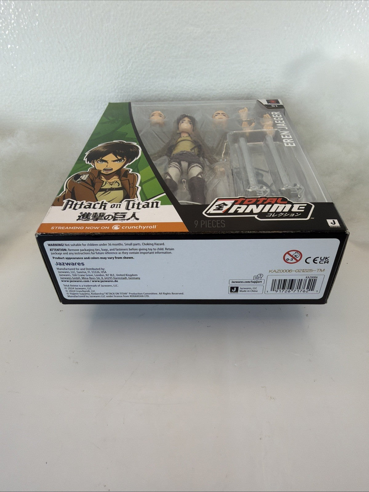 EREN JAEGER - Attack On Titan, Total Anime Action Figure, New/2024 SEALED7