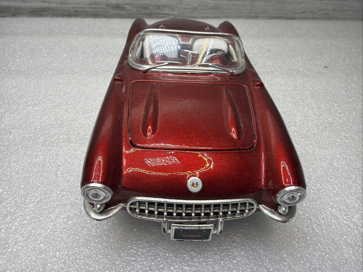 MAISTO Pro Rodz 1:24 SCALE 1957 CORVETTE CONVERTIBLE RED Chevrolet NO BOX4
