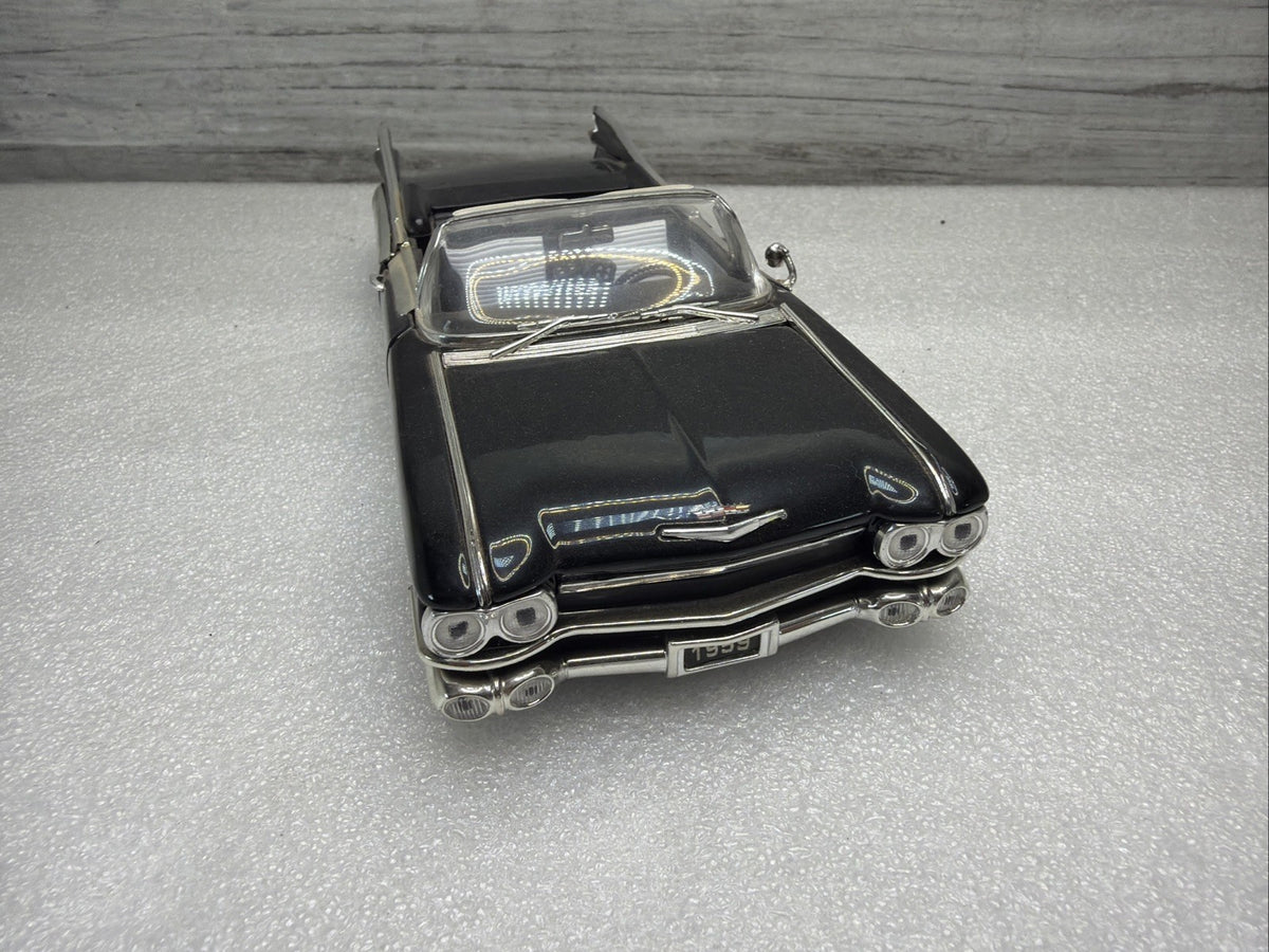 Jada Diecast 1:24 Street Low Metallic Black  1959 Cadillac Eldorado Model VGC!5