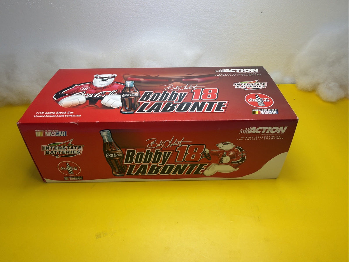 New! Bobby Labonte #18 Nascar Inter  2001 Pontiac 1 Of 2,508 1/18th Scale Action19