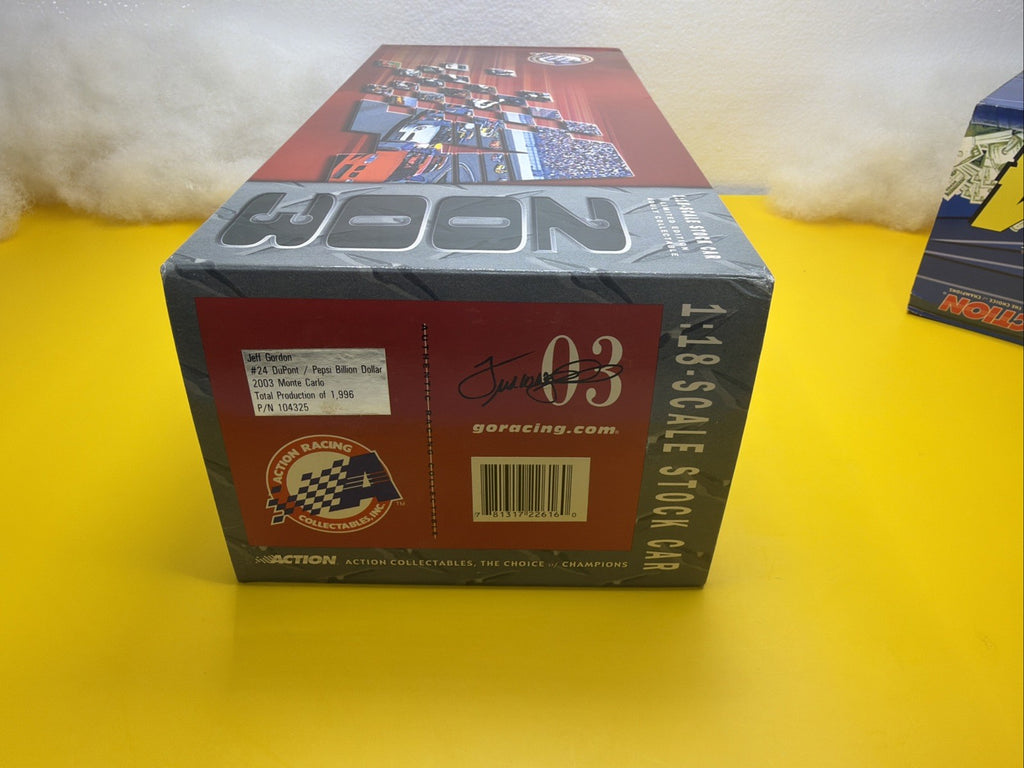 Jeff Gordon #24 - Dupont / Pepsi Billion Dollar 2003 - NASCAR 1/18 Action New LE14