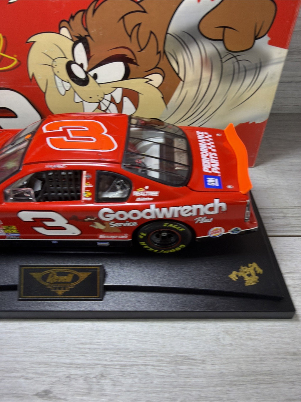 Dale Earnhardt #3 GM Goodwrench TAZ NO BULL Revell 1/18 Nascar Diecast NICE3