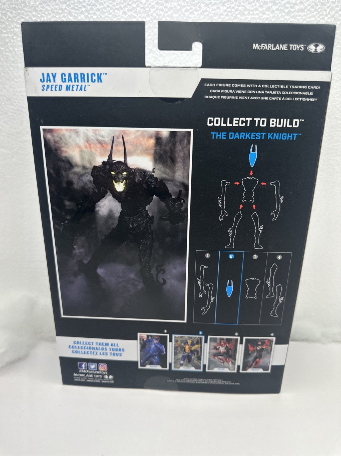 McFarlane DC Multiverse Jay Garrick SPEED METAL BAF Darkest Knight 7" Action Fig7