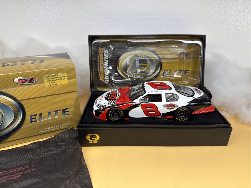 DALE EARNHARDT JR. 2006 ELITE #8 250TH CONSECUTIVE START CHEVY /1,500 MADE XRARE0