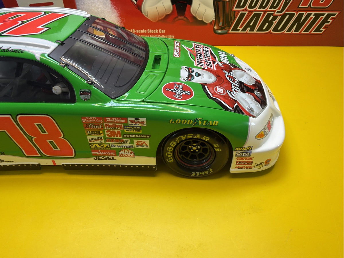 New! Bobby Labonte #18 Nascar Inter  2001 Pontiac 1 Of 2,508 1/18th Scale Action9