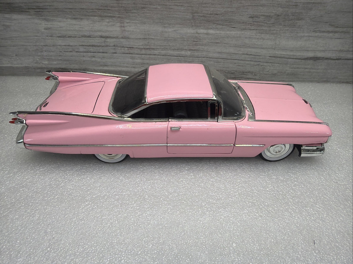 Jada, 1959 Cadillac Deville, Pink, 1:24 Diecast Car W Opening Doors Nice No Box3