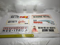 Star Trek Vintage Convention Large Bumper Stickers 1993 Lot Of 60