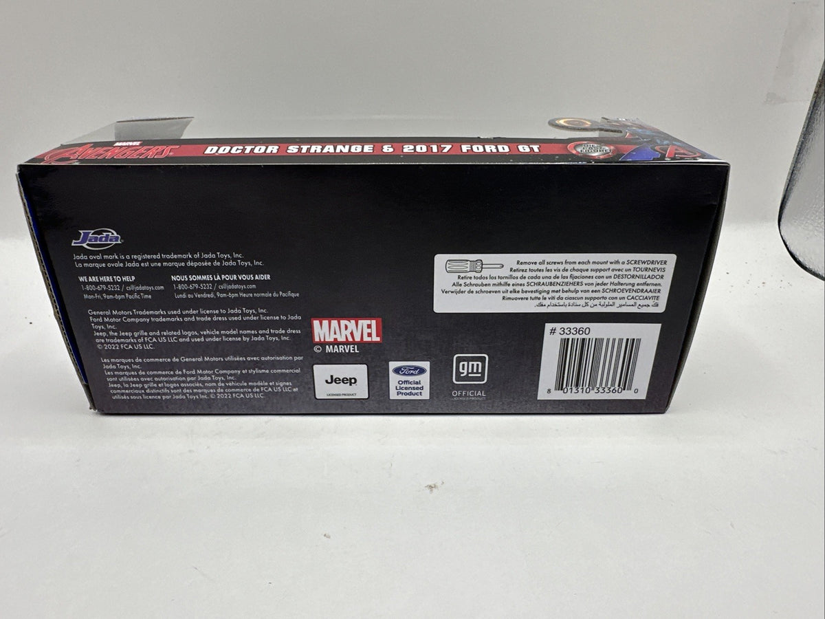 Jada Marvel Avengers Doctors Strange and 2017 Ford GT 1/32 New In Box9
