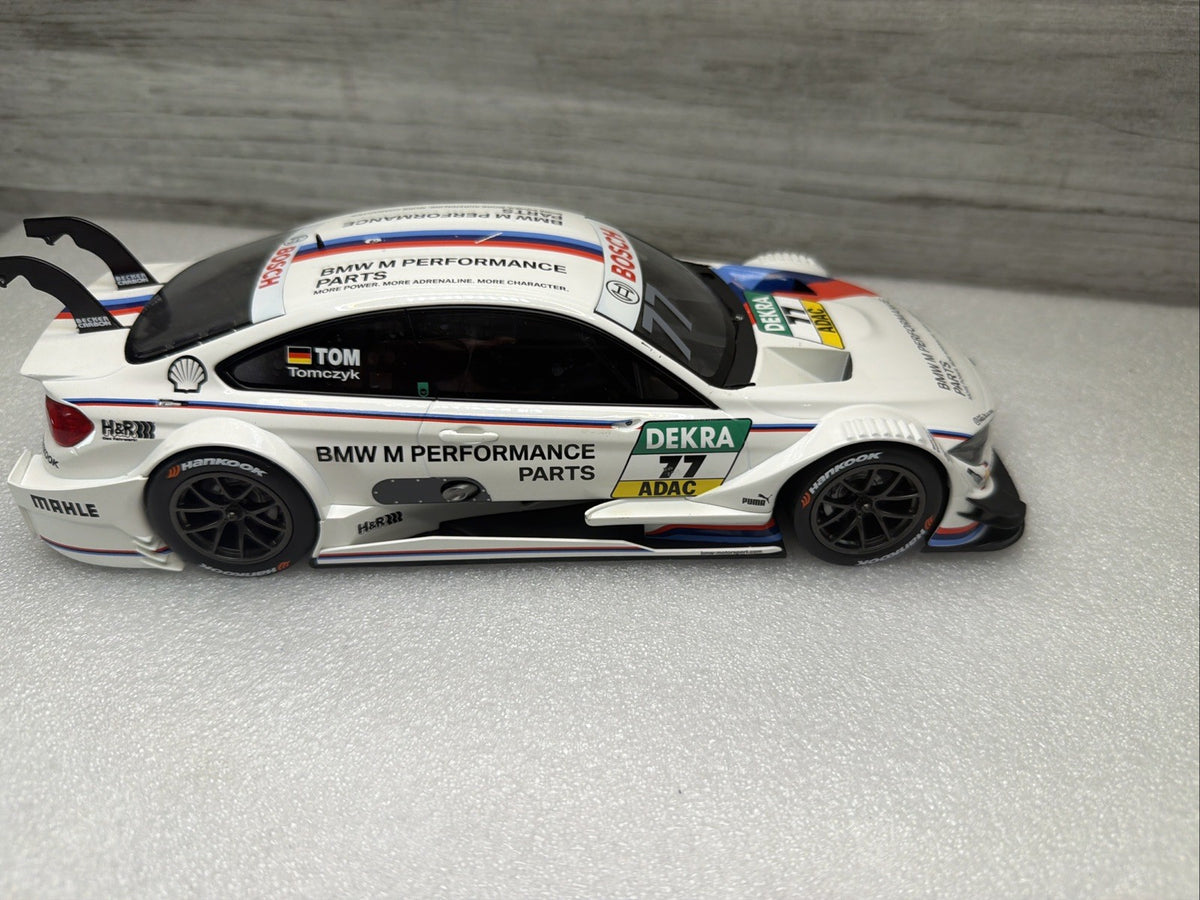 BMW M4 DTM #77 Tomczyk 2015 1:18 Norev BMW M Performance Dealer Model  READ!!!0