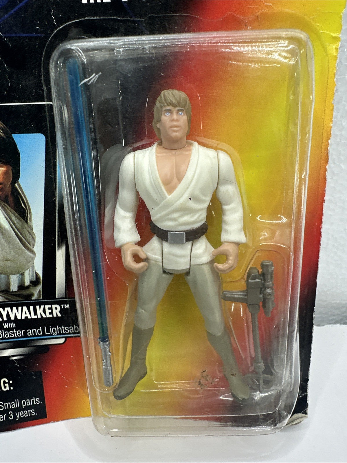 1995 Kenner Star Wars The Power of the Force Luke Skywalker Figure Light Damage1