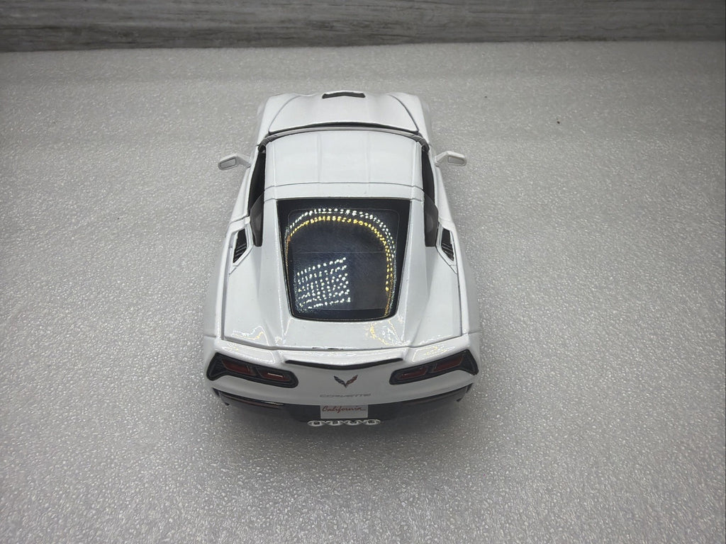 Maisto 2014 Chevrolet Corvette Stingray Grey 1/24 Scale Diecast Car No Box Nice12