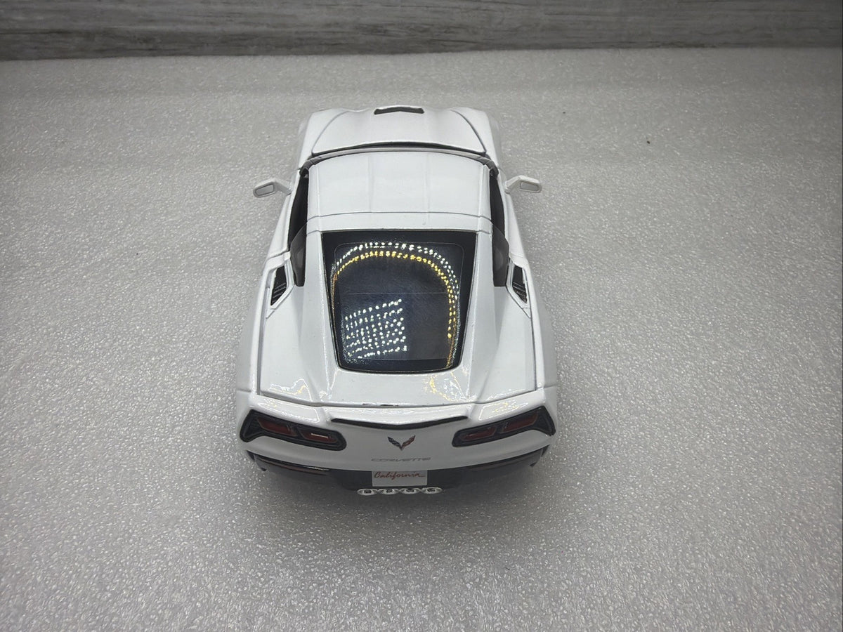 Maisto 2014 Chevrolet Corvette Stingray Grey 1/24 Scale Diecast Car No Box Nice12