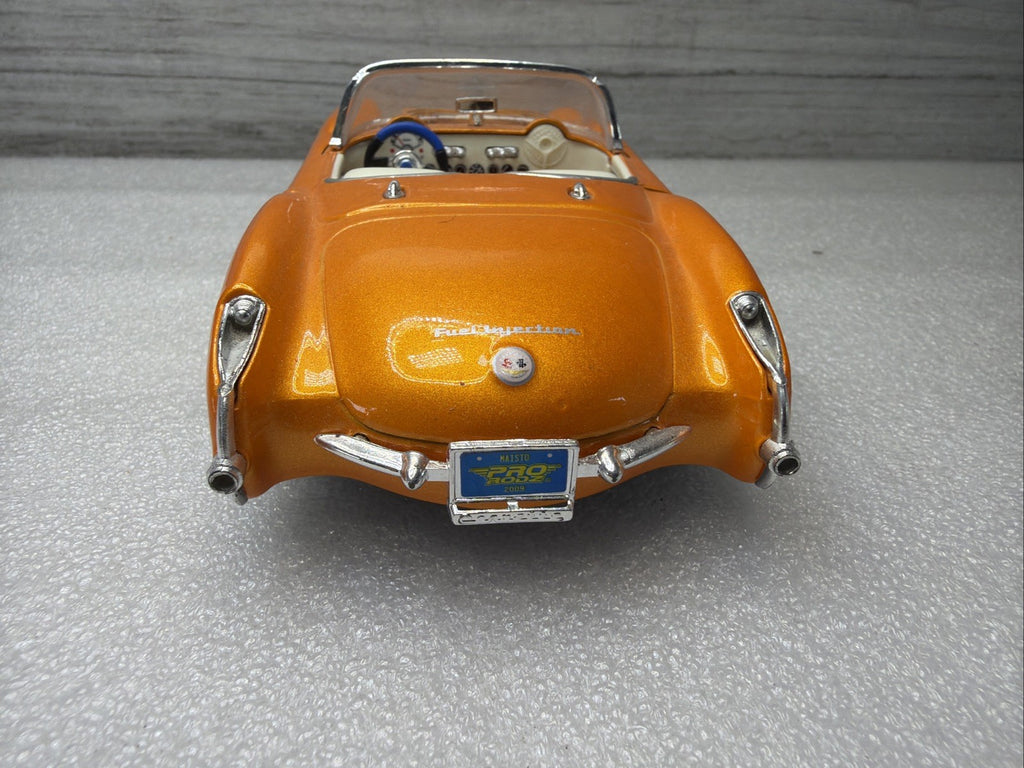 MAISTO Pro Rodz 1:24 SCALE 1957 CORVETTE CONVERTIBLE Orange Chevrolet5