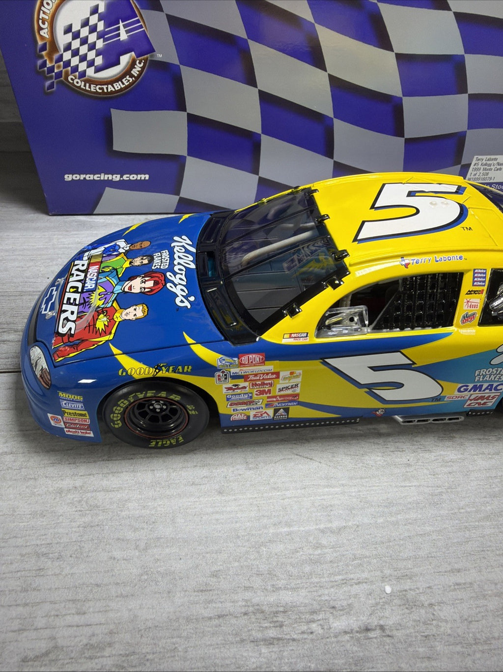 1/18 Terry Labonte #5 Kellogg's NASCAR Racers 1999 Monte Carlo 1 Of 2,508  NEW7