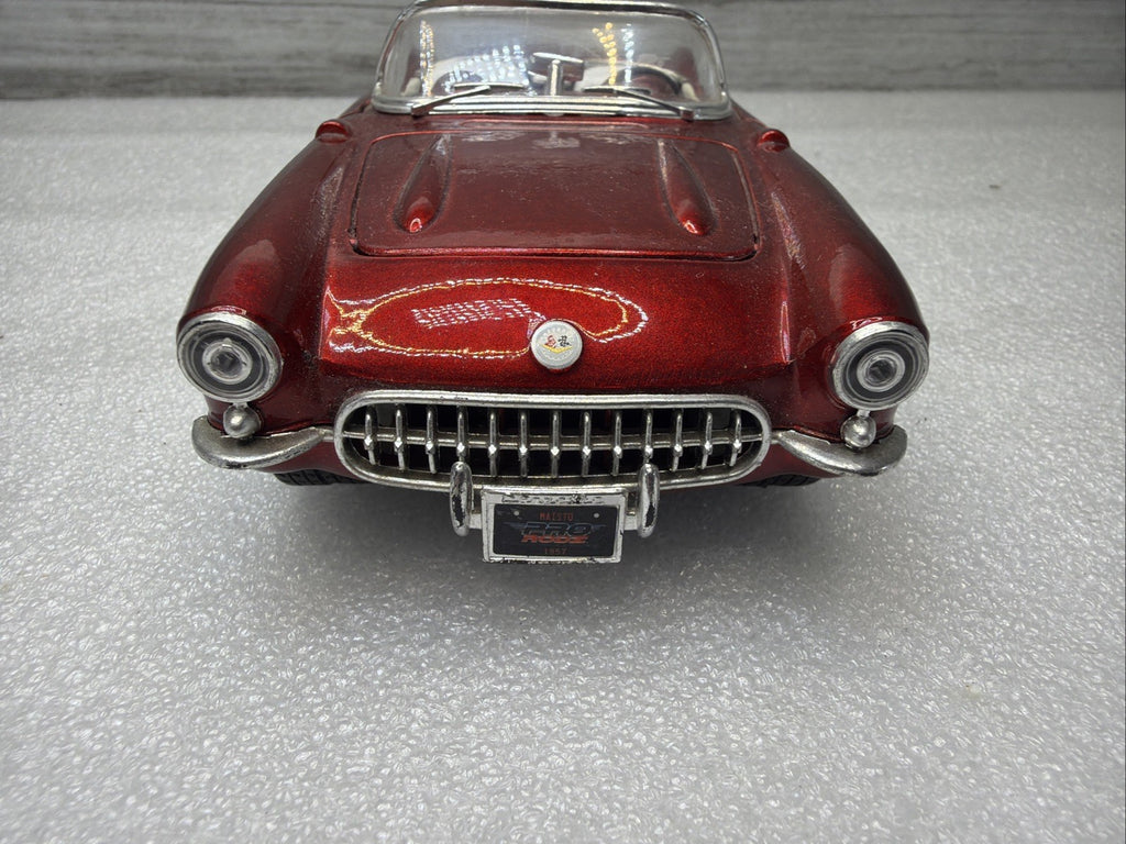 MAISTO Pro Rodz 1:24 SCALE 1957 CORVETTE CONVERTIBLE RED Chevrolet NO BOX3