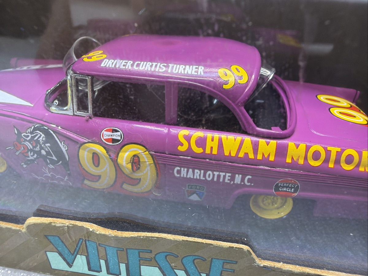 VITESSE ☆FORD FAIRLANE  Schwam 99 Super Rare  1/43 Curtis Turner Signed11