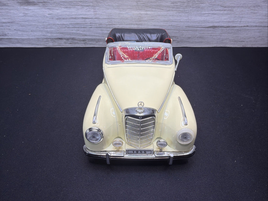 RARE Welly 1955 Black Mercedes-Benz 300s Die-Cast 1:18 Convertible NO BOX5