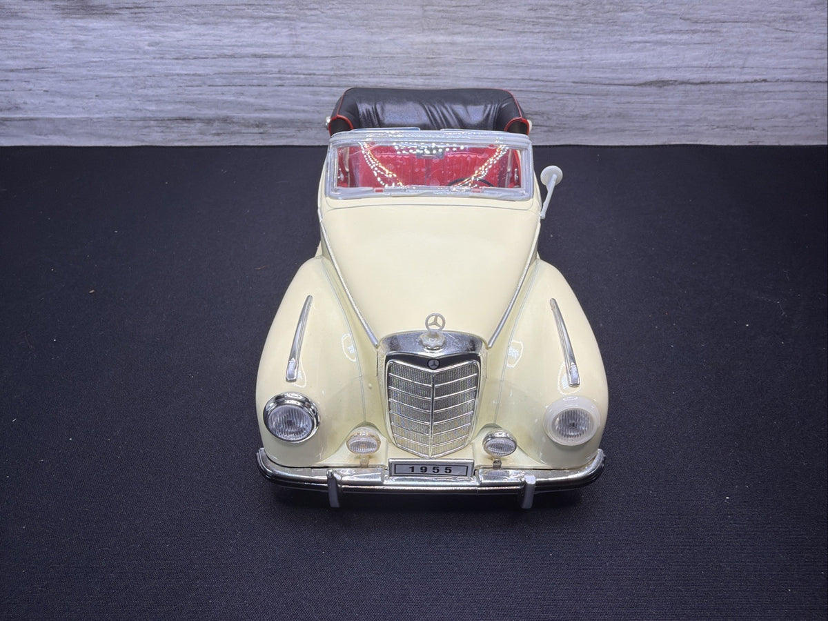 RARE Welly 1955 Black Mercedes-Benz 300s Die-Cast 1:18 Convertible NO BOX5