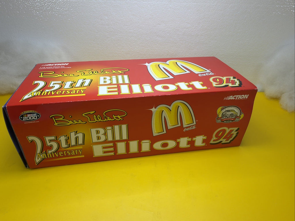 Action 2000 Bill Elliott  25th Anniversary McDonalds 1/18 scale  1 of 2004 Rare20