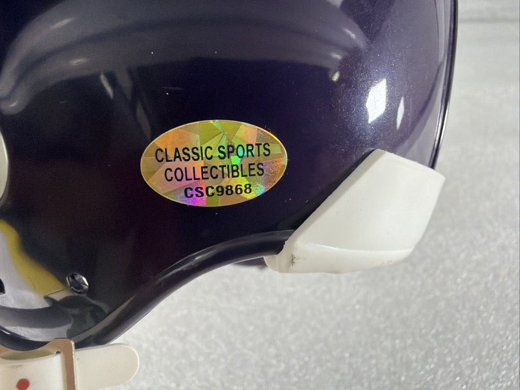 BUD GRANT Signed Minnesota Vikings Mini Helmet NO COA PLEASE READ,AUTHENTIC8