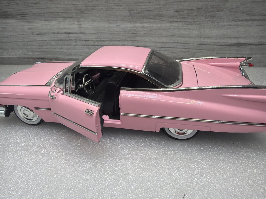 Jada, 1959 Cadillac Deville, Pink, 1:24 Diecast Car W Opening Doors Nice No Box13