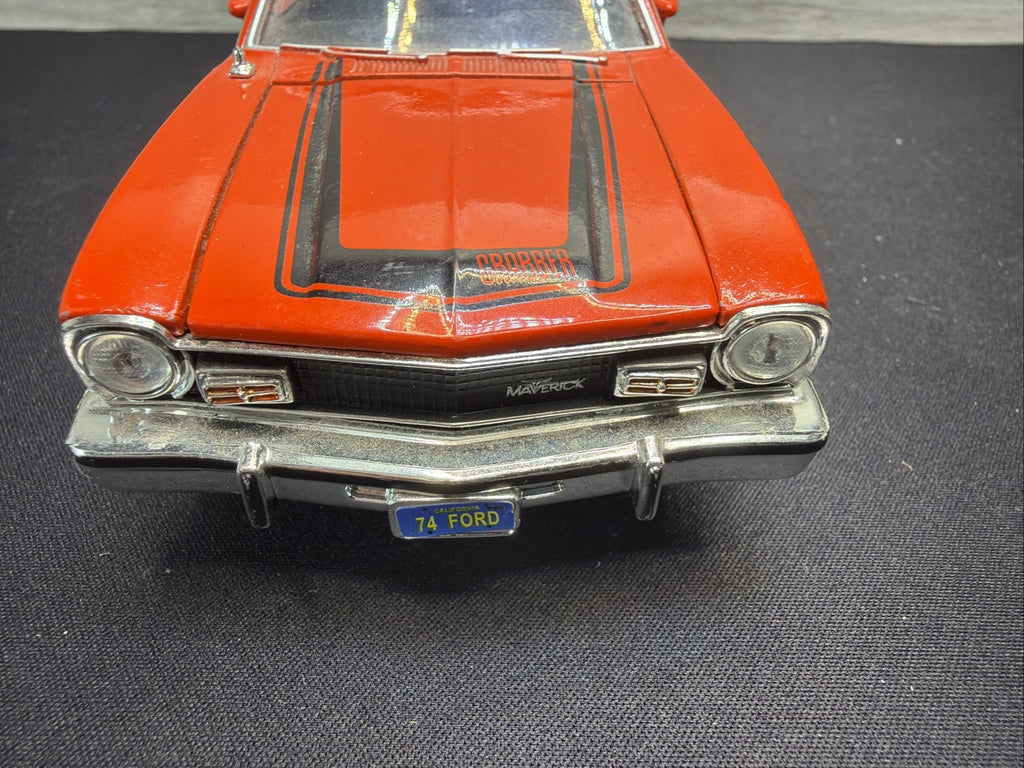Motor Max 1974 Ford Maverick 1/24 Diecast Model Underneath Damage2
