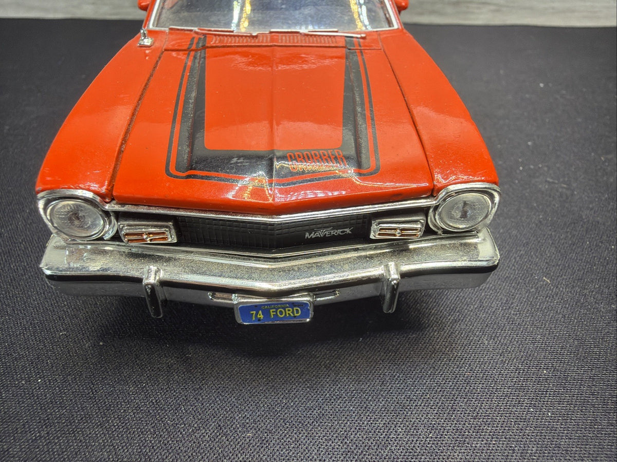 Motor Max 1974 Ford Maverick 1/24 Diecast Model Underneath Damage2