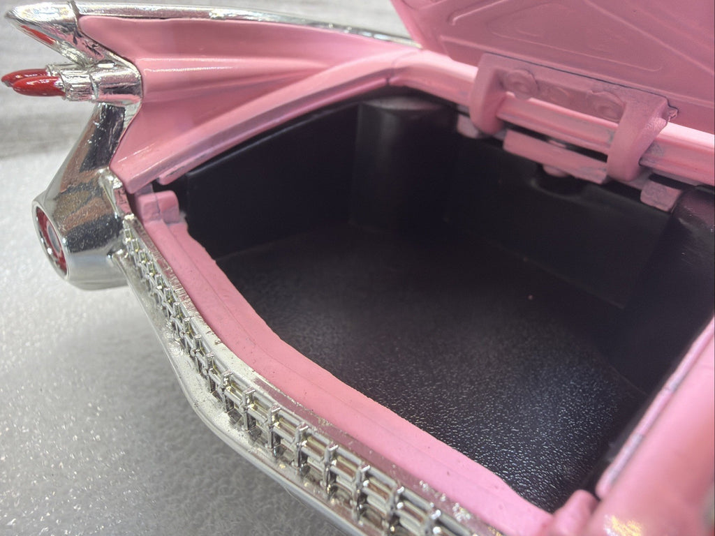 Jada, 1959 Cadillac Deville, Pink, 1:24 Diecast Car W Opening Doors Nice No Box5