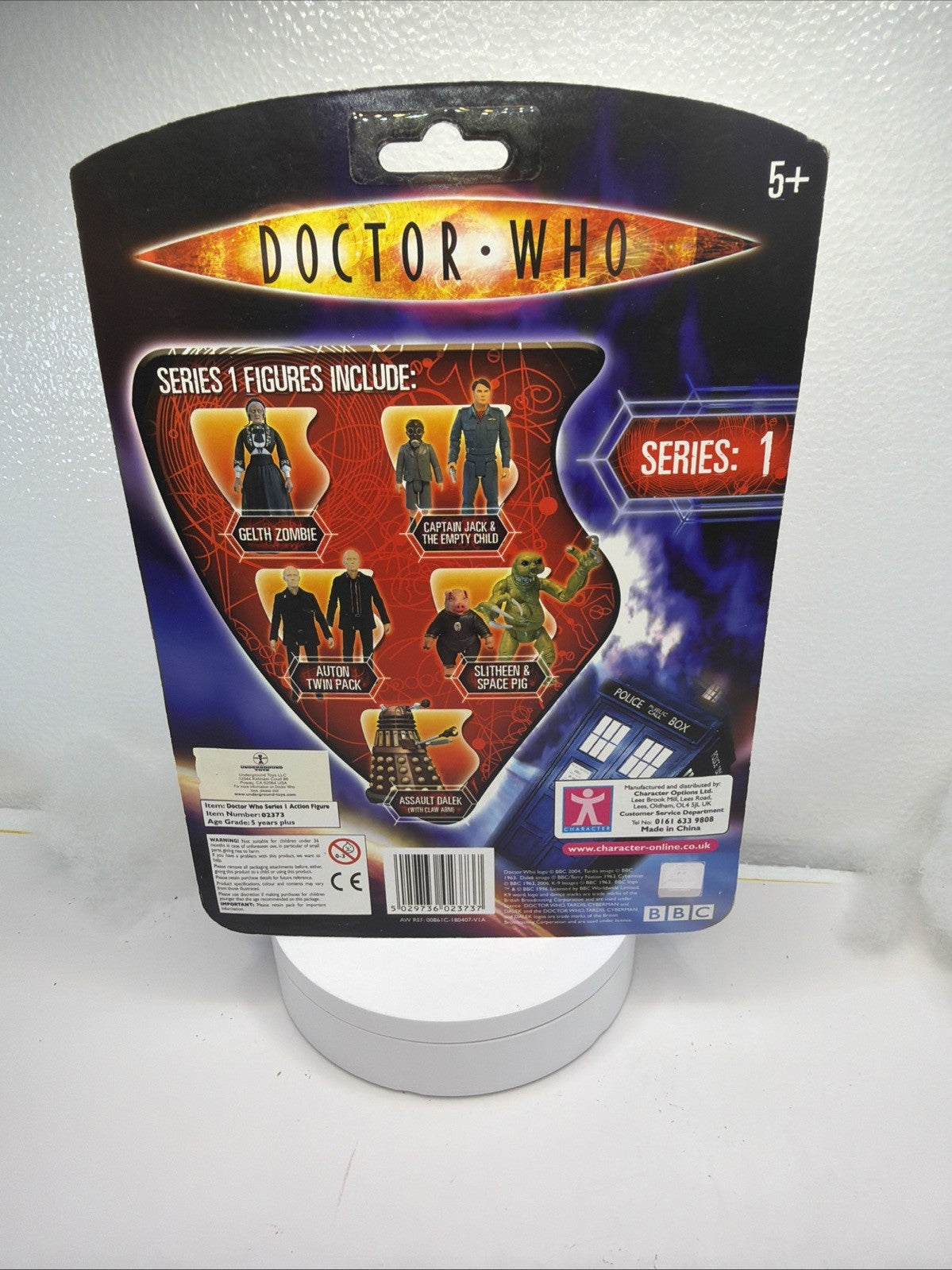 Doctor Who Series 1 Poseable 5" Auton Action Figure w Top Trumps Card6