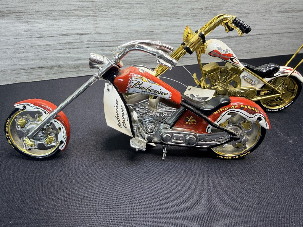 2 Budweiser Chopper Motorcycle Collectibles without box The Hamilton Collection7
