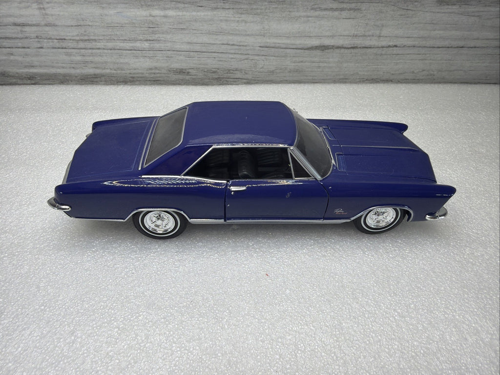 1965 BUICK RIVIERA GRAND SPORT HARD TOP WELLY 24072 1/24 DIECAST CAR BLUE NO BOX1