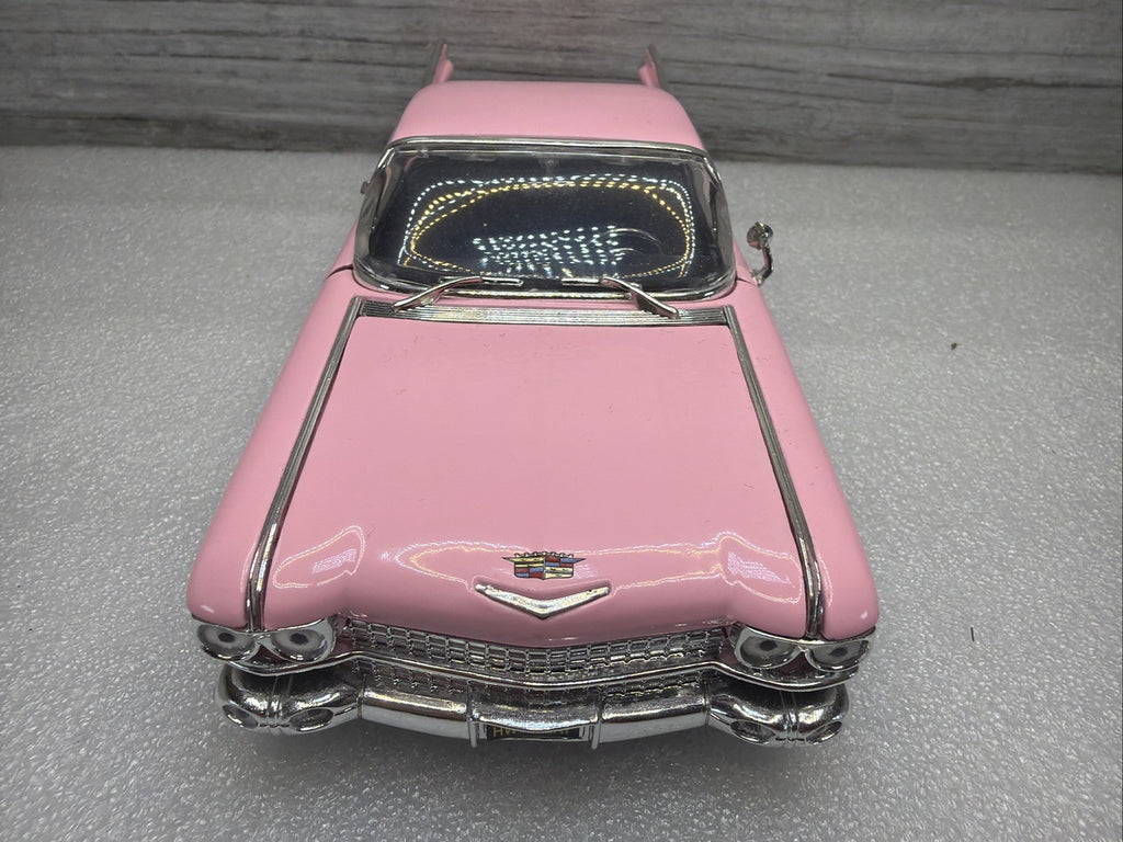 Jada, 1959 Cadillac Deville, Pink, 1:24 Diecast Car W Opening Doors Nice No Box8