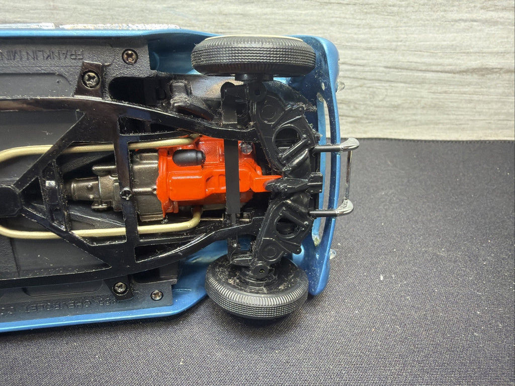 Franklin Mint 1955 Chevrolet Corvette 1:24 Diecast Model Car Blue12
