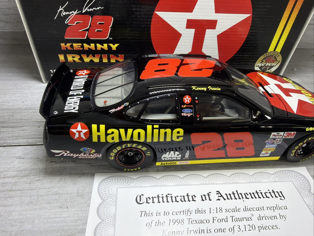 Kenny Irwin #28 Ford Taurus Texaco 1998 Revell 1:18 Scale 1 Of 3120 W/cert Nib2