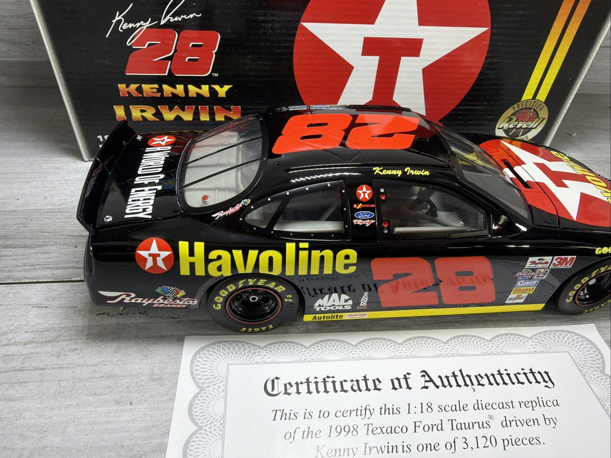 Kenny Irwin #28 Ford Taurus Texaco 1998 Revell 1:18 Scale 1 Of 3120 W/cert Nib2