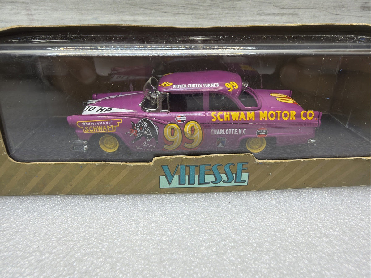 VITESSE ☆FORD FAIRLANE  Schwam 99 Super Rare  1/43 Curtis Turner Signed1