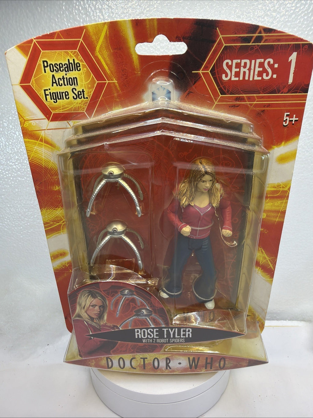 BBC Doctor Who- 10th Doctor- Rose Tyler w/Robot Spiders Action Figure- Series 14