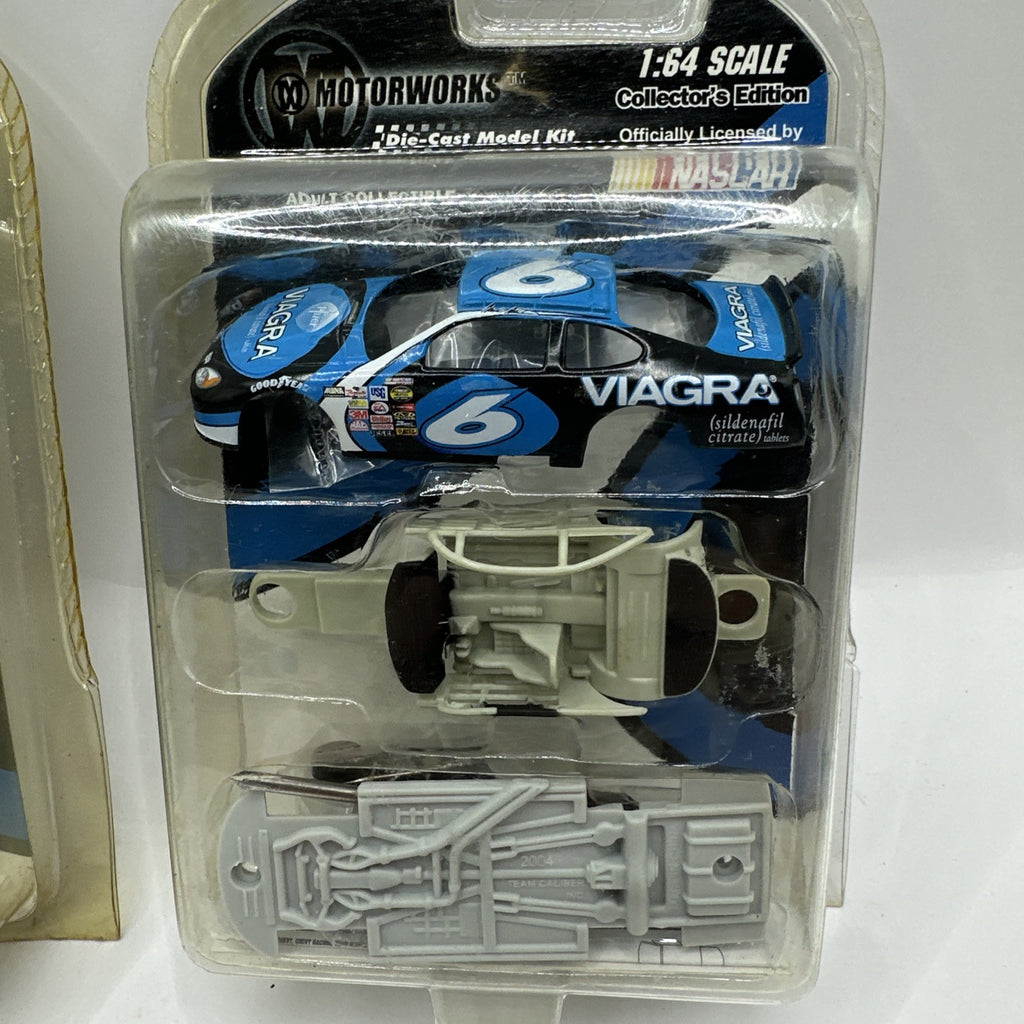 Lot of 2  2004 Motorworks Diecast Model Kit 1/64 Collector's Edition #6 Viagra2