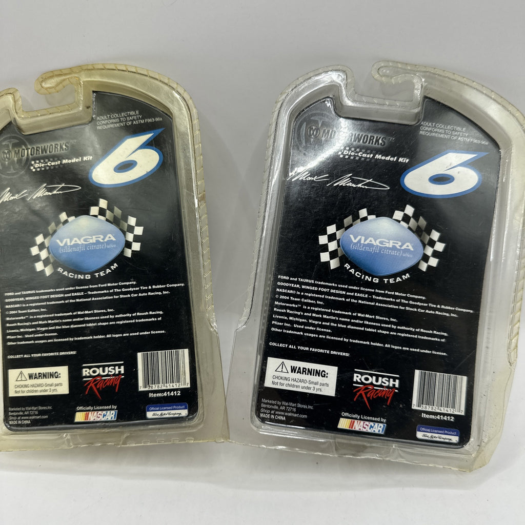 Lot of 2  2004 Motorworks Diecast Model Kit 1/64 Collector's Edition #6 Viagra3